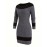 [Chic Plus Size Dress] Plus Size Women's Casual Chic Long Sleeve Dress - Stretchy Office to Party Outfit, Flattering Fit for Everyday & Formal Events, Machine Washable Fall/Spring Attire, Comfortable Material, Versatile Fashion