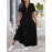 Elegant Plus Size French-Inspired Summer Dress • Waist-Cinching • Short Sleeves • Zipper Detail • Solid Color • Pockets • Flowy Skirt