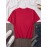 Women's Casual Short Sleeve T-Shirt - Vibrant Purple with White Spanish Scripture Letter Print (Isaiah 30:5), 100% Polyester Knit, Lightweight 180g All-Season Top, Machine Washable