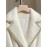 Turn- collar long-sleeve tweed jacket, Women's suit coat